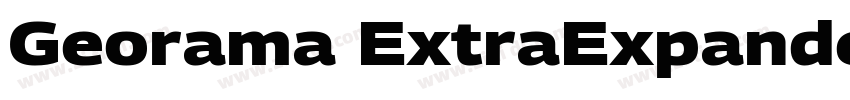 Georama ExtraExpande字体转换